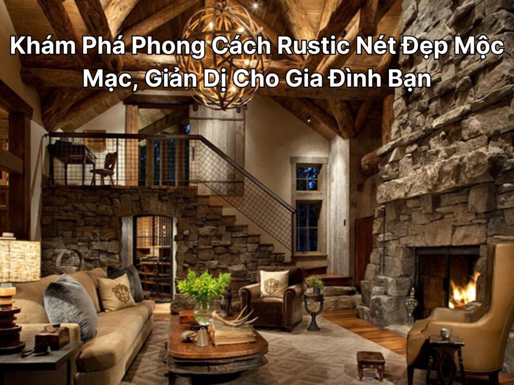 Khám Phá Phong Cách Rustic Nét Đẹp Mộc Mạc, Giản Dị Cho Gia Đình Bạn