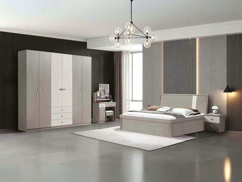 Toàn cảnh phòng ngủ hiện đại được bài trí với Bộ Giường Ngủ Hiện Đại BG2451-2 của Nội Thất Gia Khánh. Không gian rộng rãi…