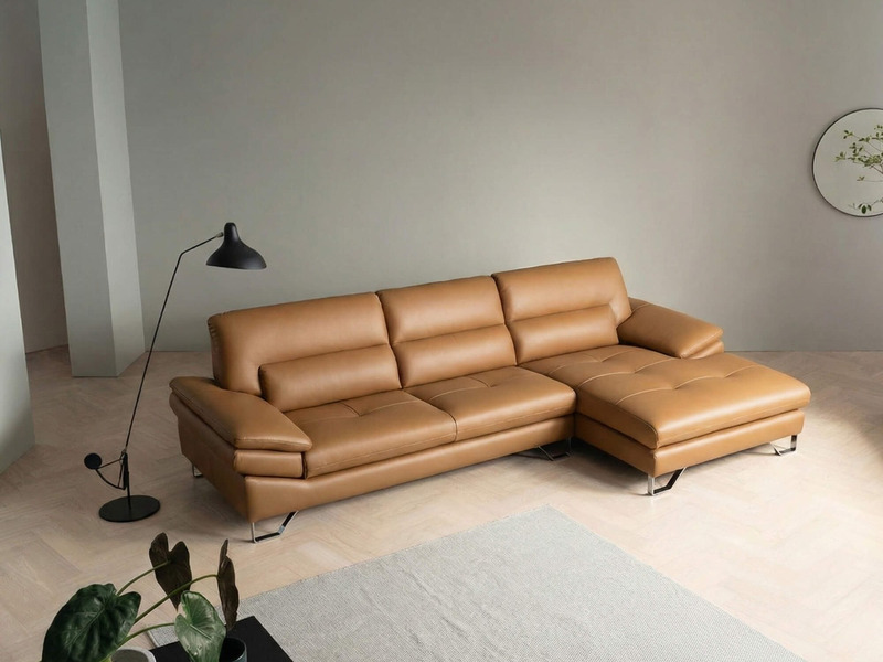 Sofa ARLO - Sofa Da Cao Cấp Góc Chữ L Hiện Đại Đệm Ngồi Êm Ái