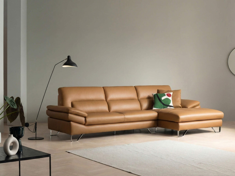Sofa ARLO - Sofa Da Cao Cấp Góc Chữ L Hiện Đại Đệm Ngồi Êm Ái