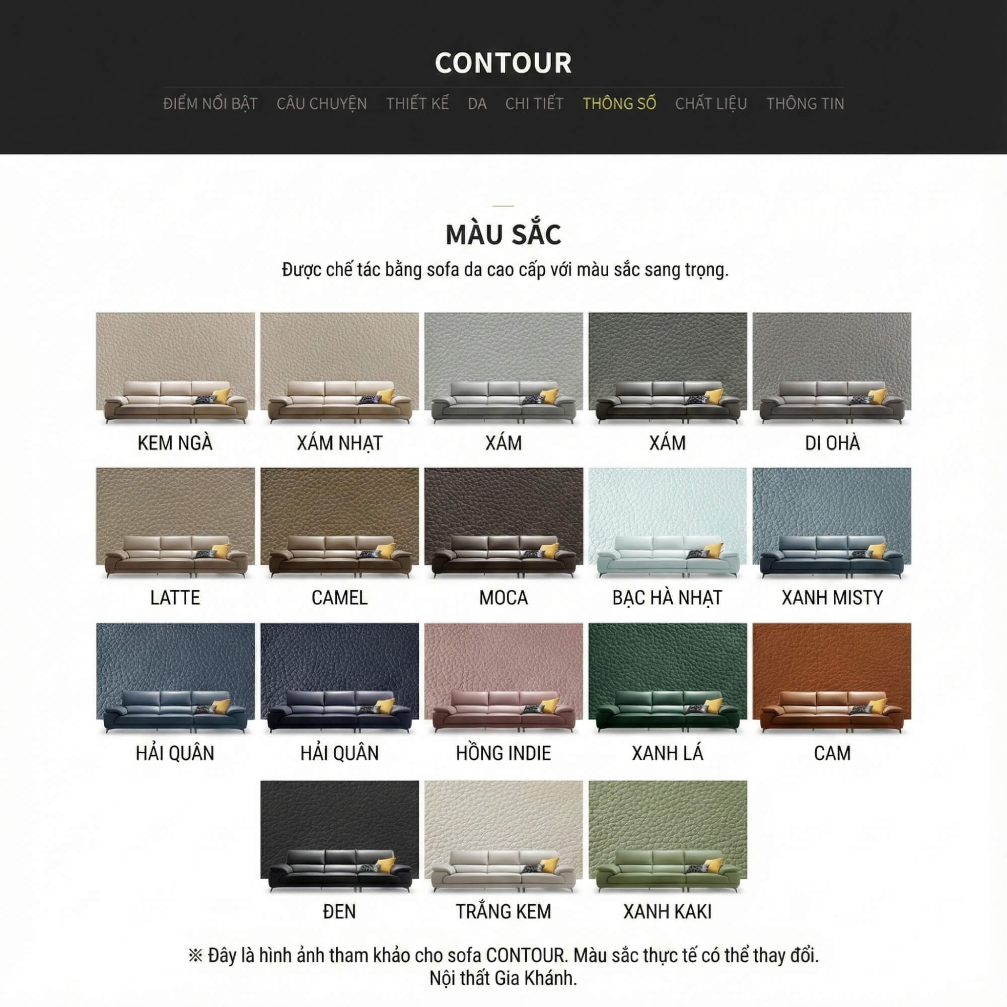 Sofa CONTOUR - Sofa Băng Nhỏ Gọn 2 Chỗ Cho Chung Cư 