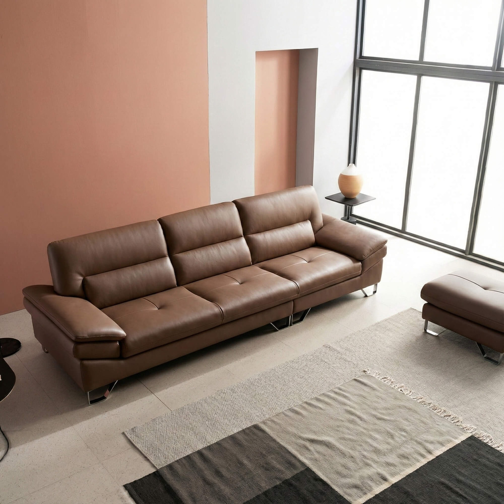 Sofa ELION – Sofa Văng Da Cao Cấp Hiện Đại Thiết Kế Tay Daybed