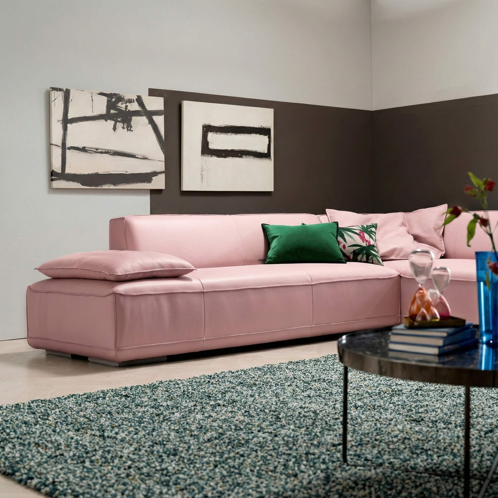 Sofa Openhouse – Sofa Góc Hiện Đại Da Cao Cấp Cỡ Lớn Cho Sự Thoải Mái