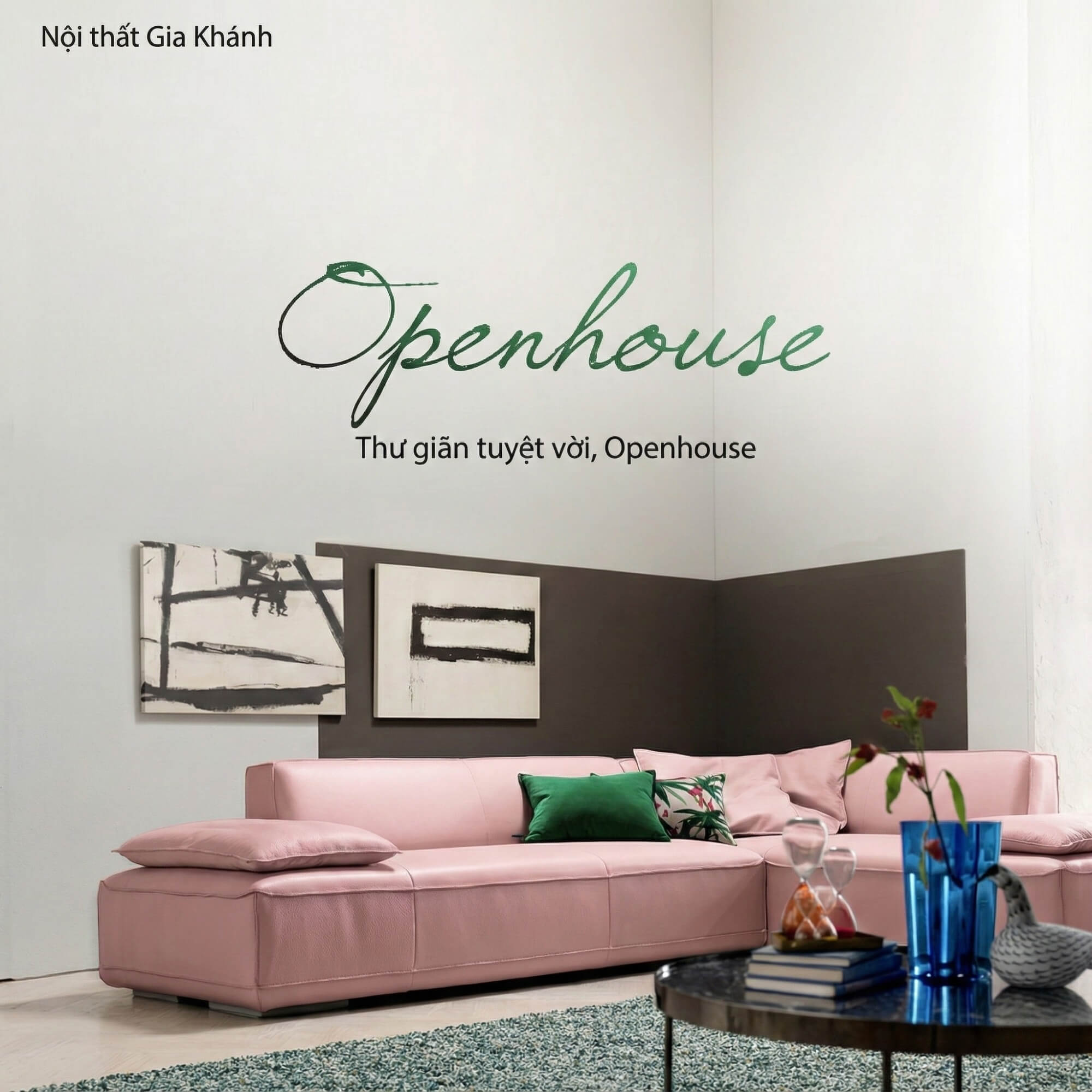 Sofa Openhouse – Sofa Góc Hiện Đại Da Cao Cấp Cỡ Lớn Cho Sự Thoải Mái