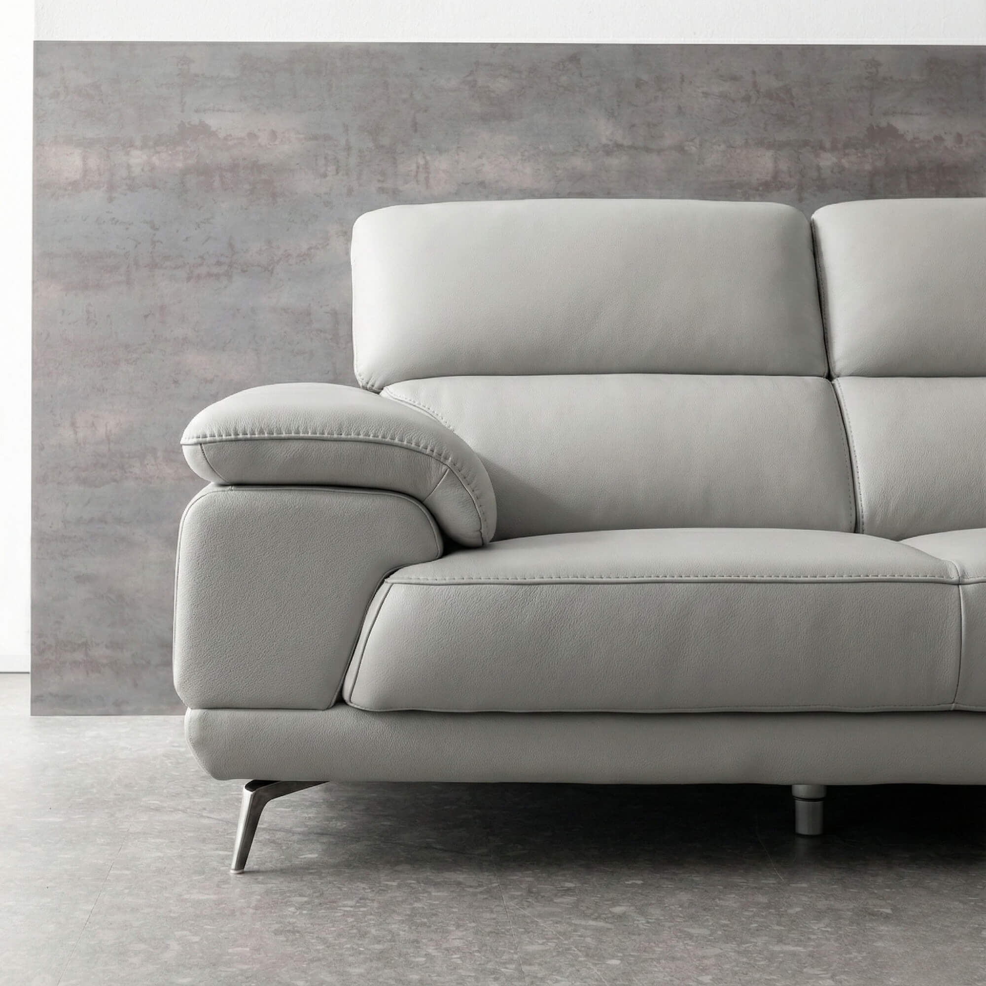 Sofa ROWAN – Sofa Phòng Khách Hiện Đại Bọc Da Với Đầu Thông Minh