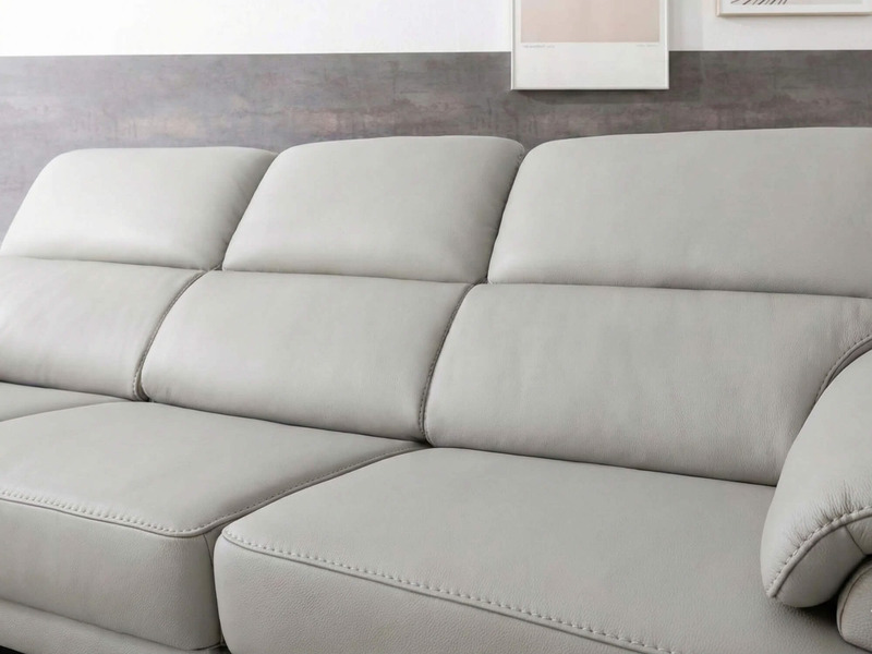 Sofa ROWAN – Sofa Phòng Khách Hiện Đại Bọc Da Với Đầu Thông Minh