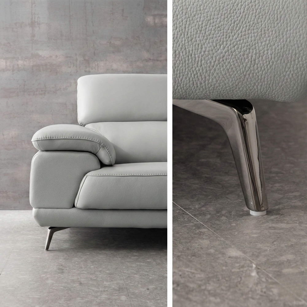 Sofa ROWAN – Sofa Phòng Khách Hiện Đại Bọc Da Với Đầu Thông Minh