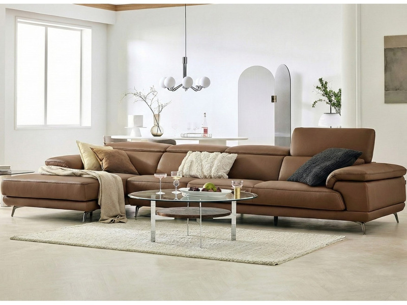 Sofa TEDDY – Sofa Hiện Đại Bọc Da Cao Cấp Thiết Kế Tinh Tế Êm Ái
