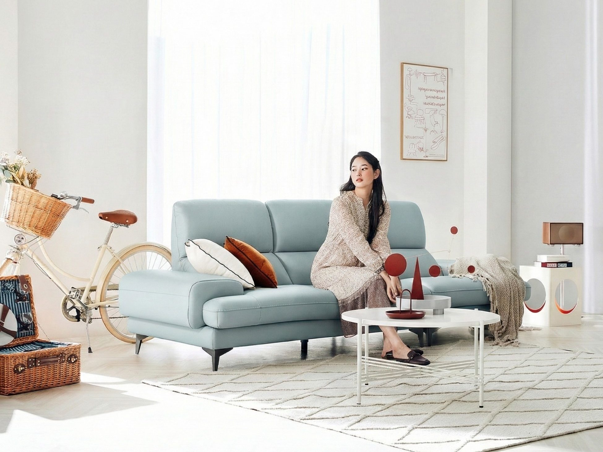Sofa ZEPHYR – Sofa Da Cao Cấp Hiện Đại Êm Ái Tối Ưu