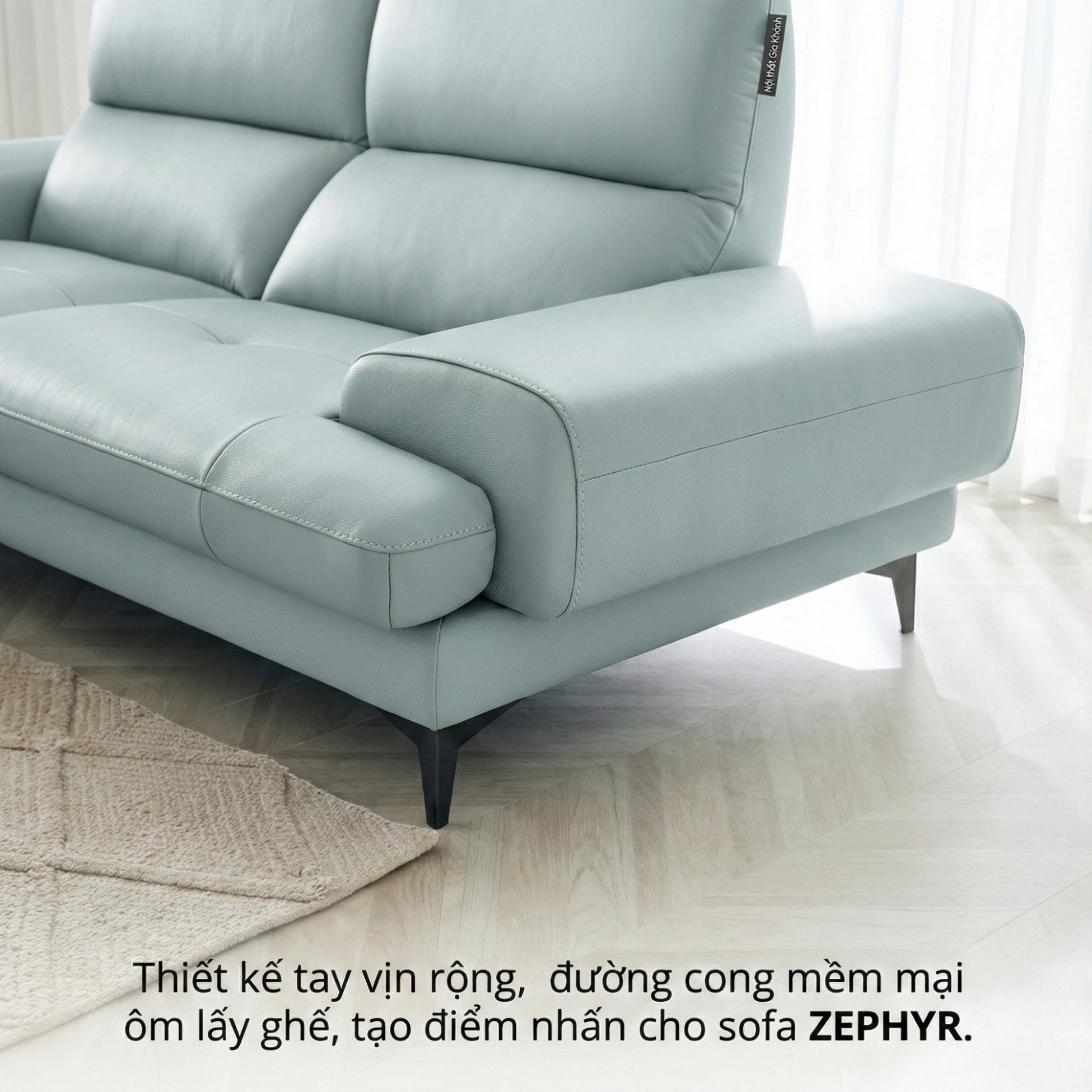 Sofa ZEPHYR – Sofa Da Cao Cấp Hiện Đại Êm Ái Tối Ưu
