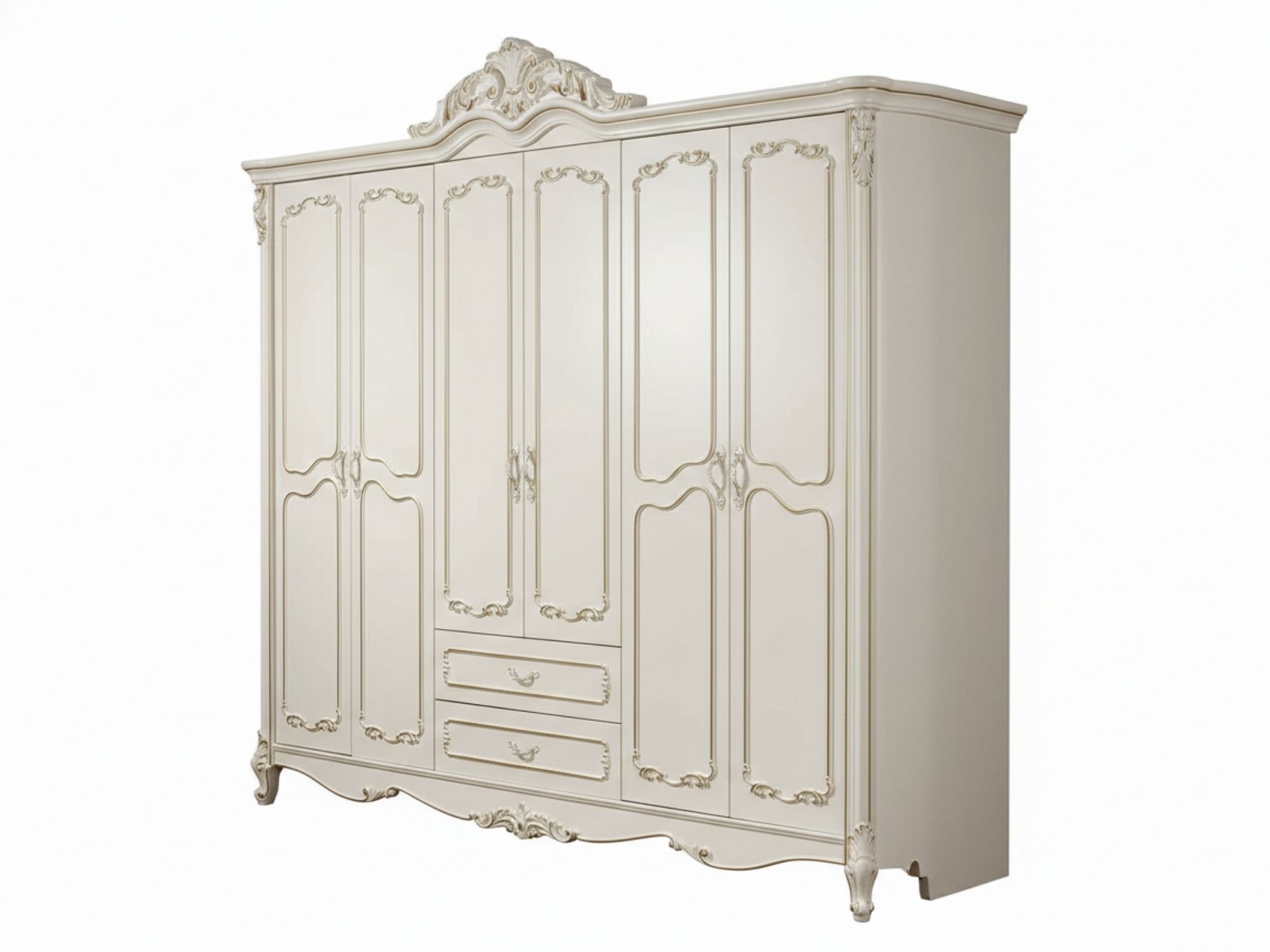 Bộ tủ quần áo tân cổ điển cao cấp tại showroom Nội Thất Gia Khánh Hà Nội