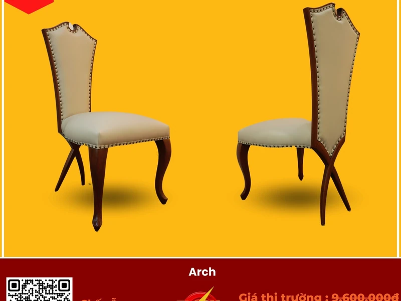 Ghế Gỗ Gõ Đỏ Arch