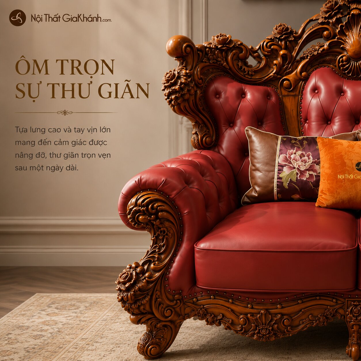 Combo phòng khách Imperial Rose GA65, ảnh 3