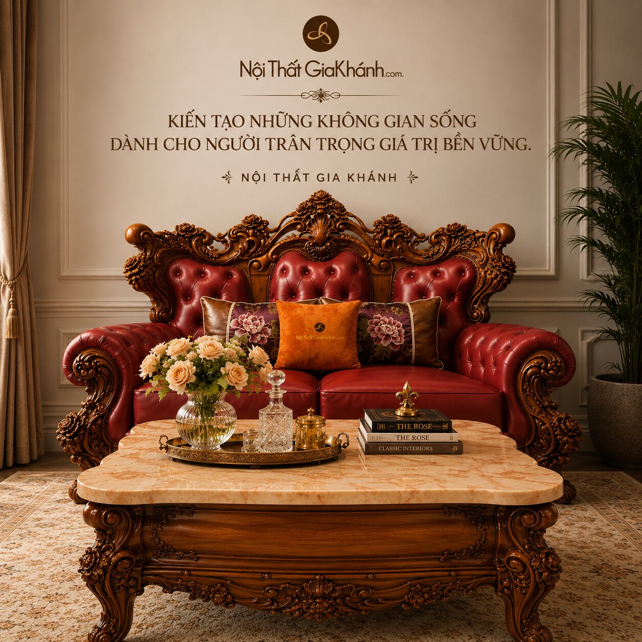 Combo phòng khách Imperial Rose GA65, ảnh 7