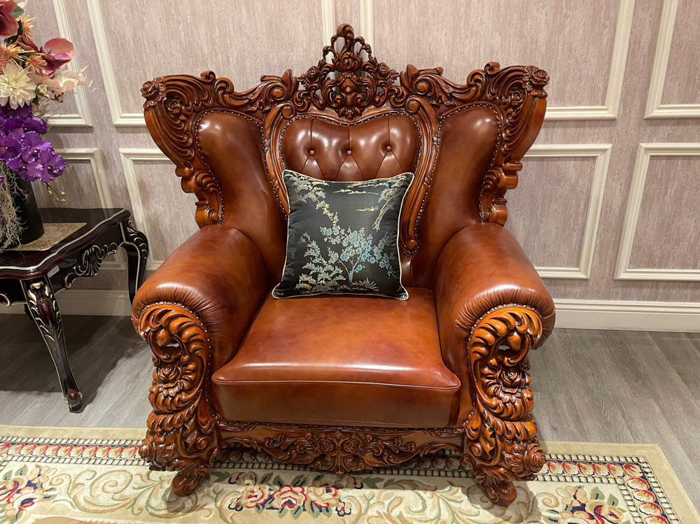 Bộ Sofa Tân Cổ Điển Nhập Khẩu Tuyệt Mỹ Cho Biệt Thự SB923-123
