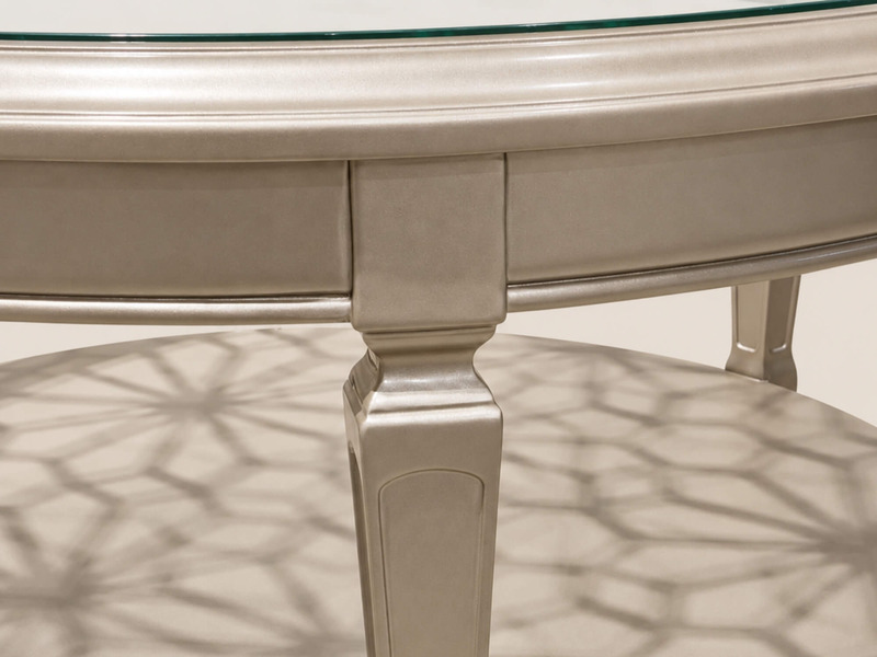 Bàn Trà ASTORIA - Bàn Sofa Tròn Mặt Kính Phong Cách Mỹ BTCJ001-12 – ảnh 10