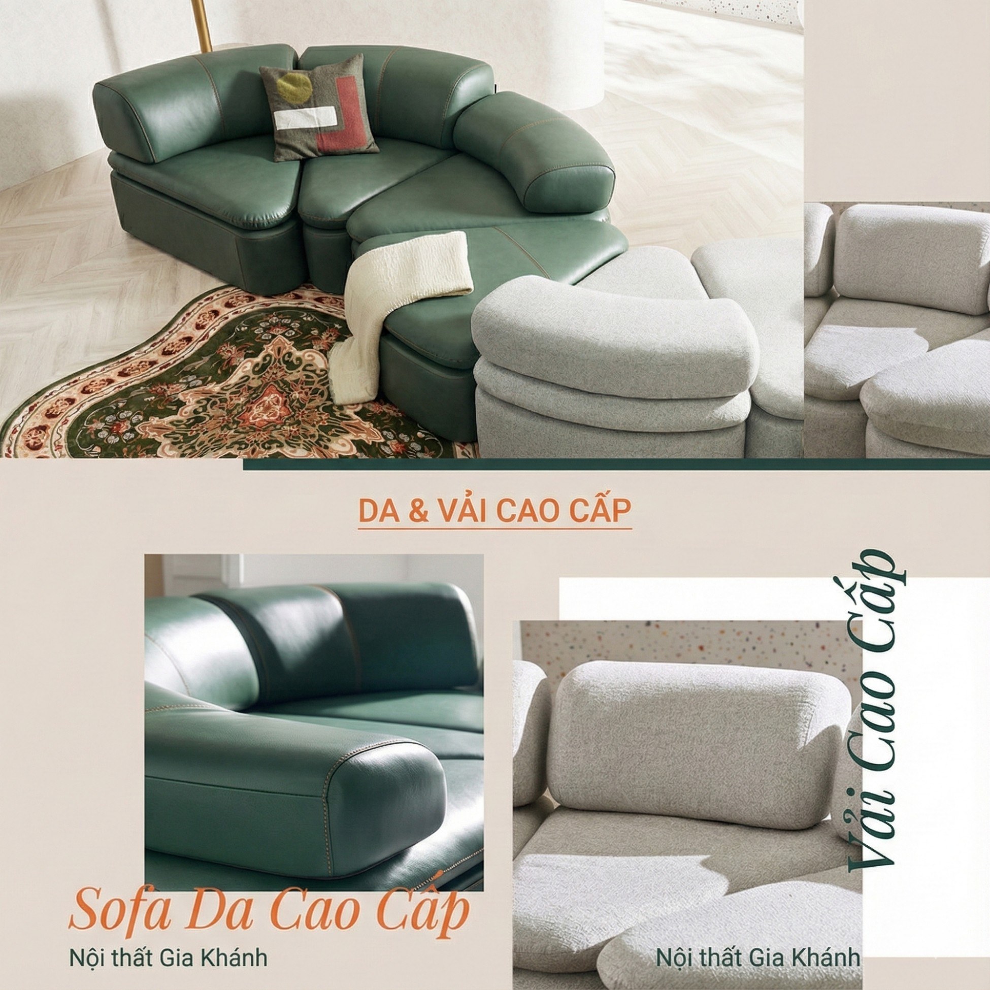 Sofa COZY BLOOM – Sofa Module Tròn Thiết Kế Độc Đáo