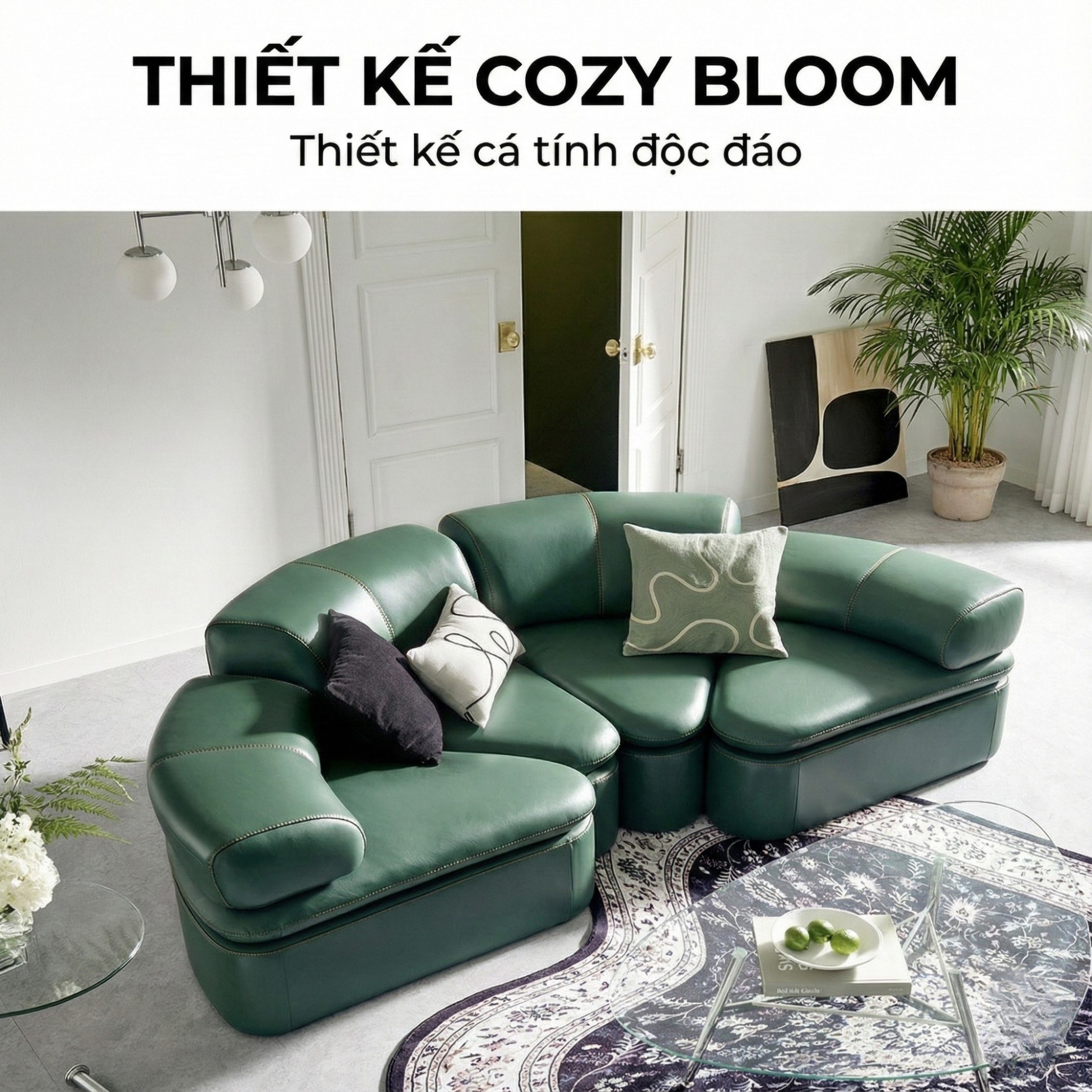Sofa COZY BLOOM – Sofa Module Tròn Thiết Kế Độc Đáo
