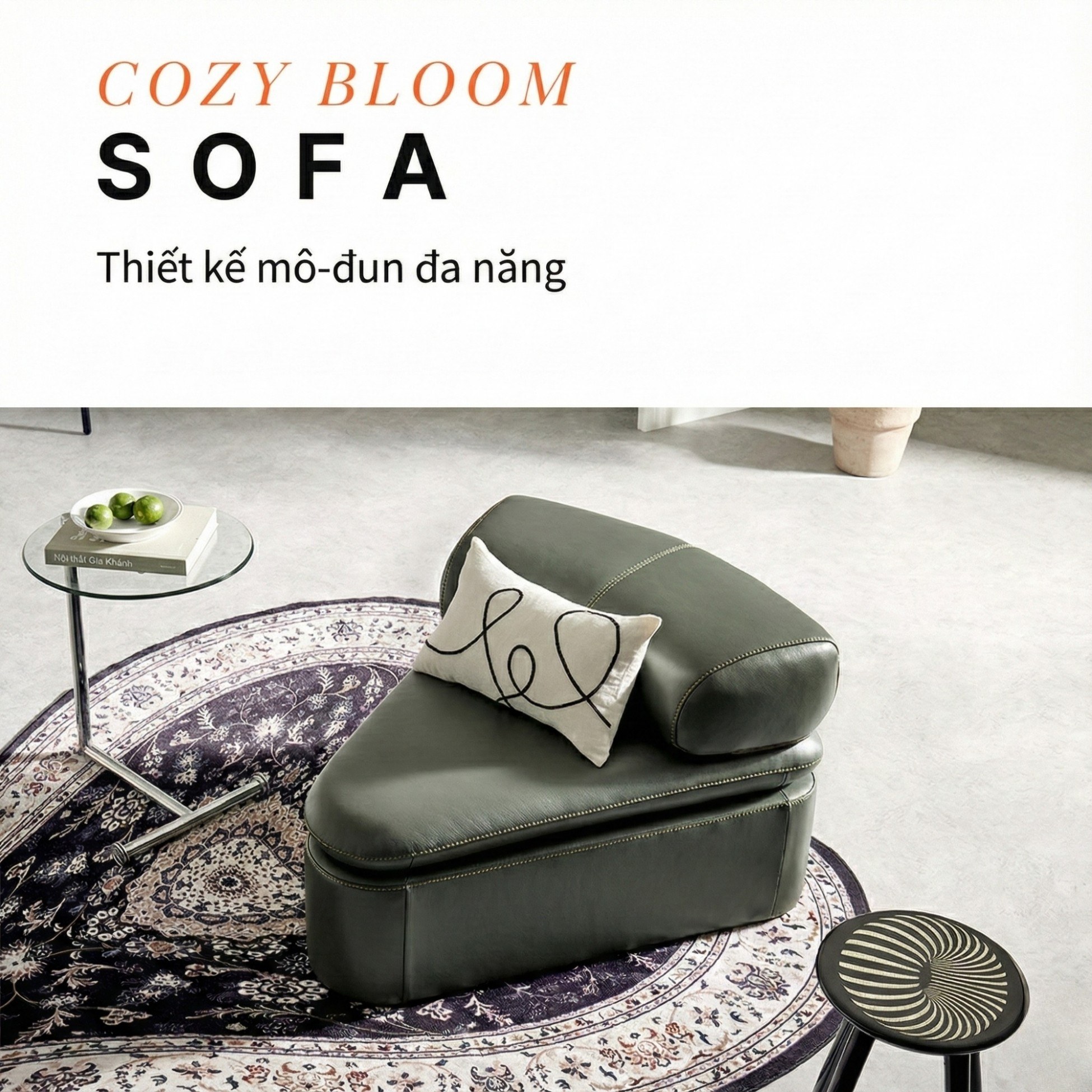 Sofa COZY BLOOM – Sofa Module Tròn Thiết Kế Độc Đáo