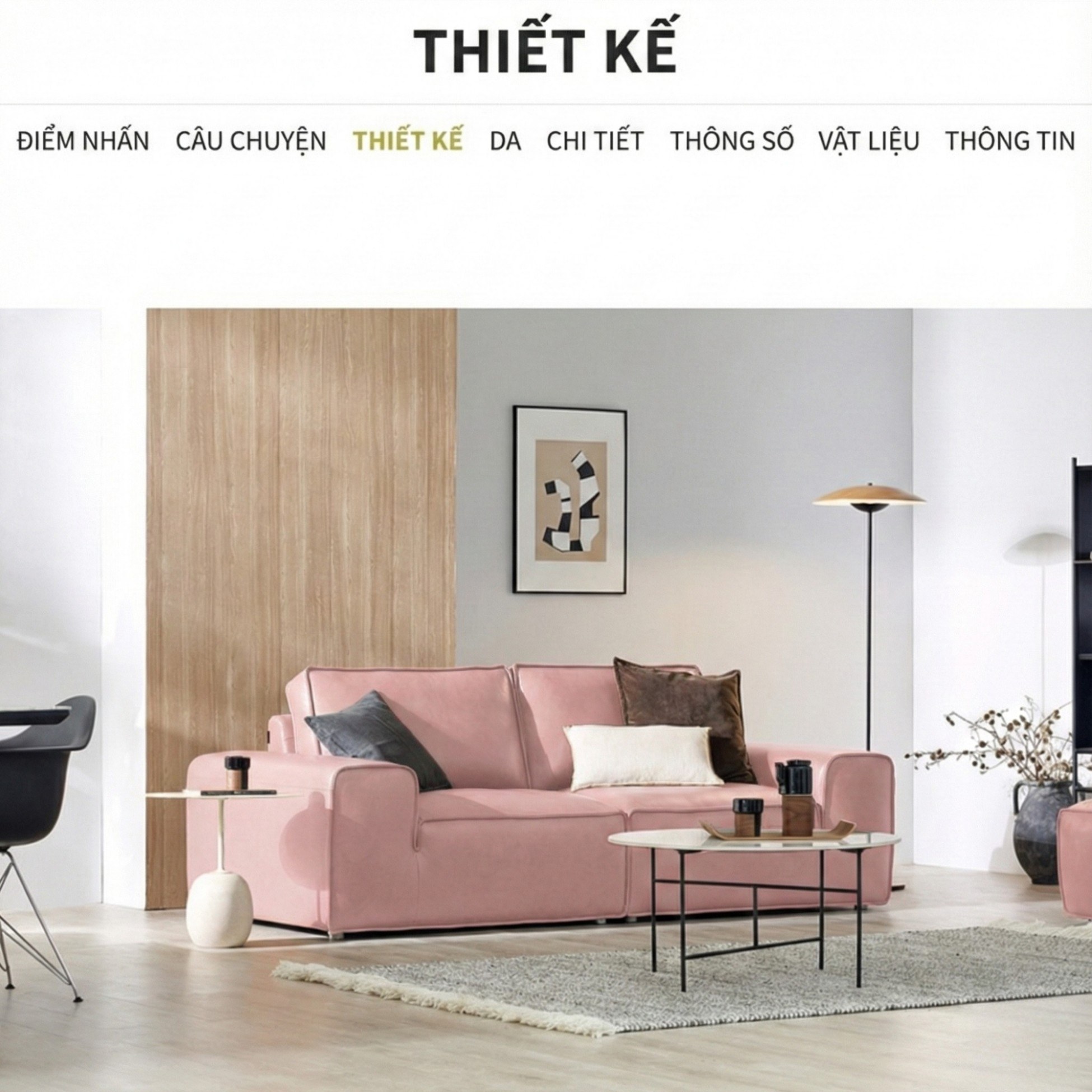 Sofa COZYLOAF – Sofa Da Dáng Băng Hiện Đại Êm Ái Thiết Kế Tối Giản