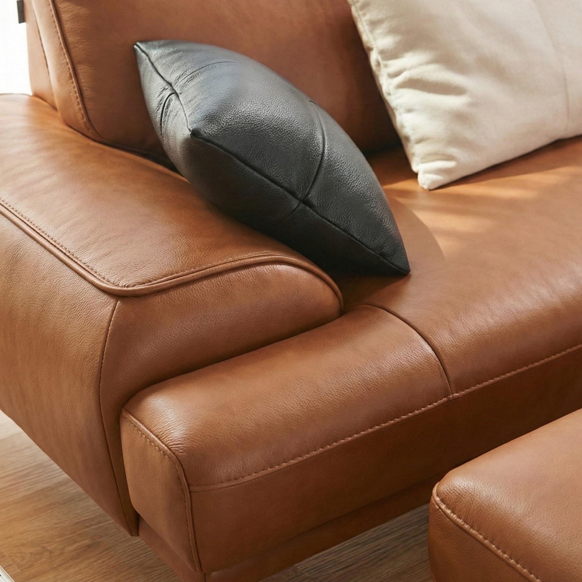 Sofa MILAN - Sofa Da Cao Cấp Hiện Đại Thiết Kế Tối Giản Thoải Mái