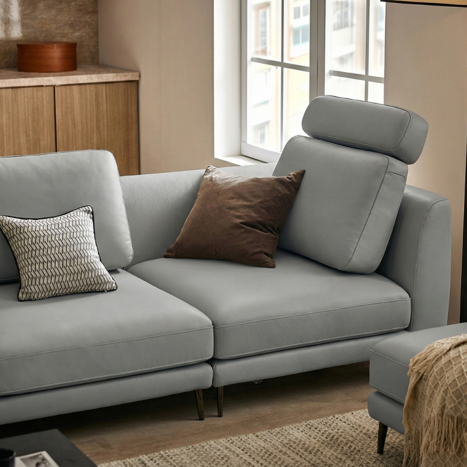 Sofa NEWFORM - Sofa Hiện Đại Với Da Cao Cấp Dạng Mô-đun Linh Hoạt