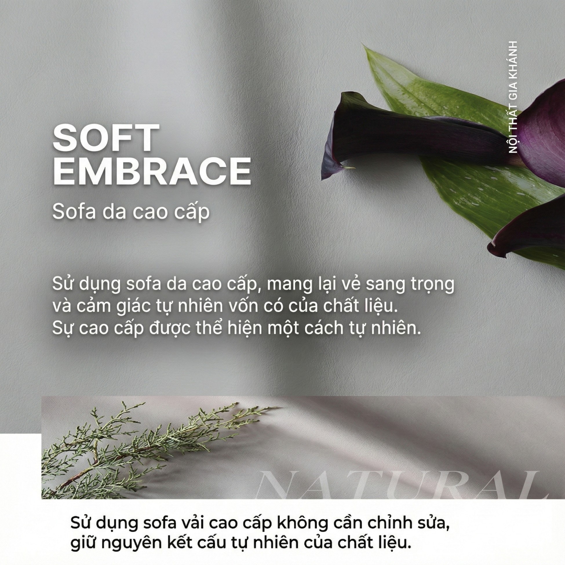 Sofa SOFT EMBRACE – Sofa Hiện Đại Cao Cấp Modular Linh Hoạt Lạ Mắt 