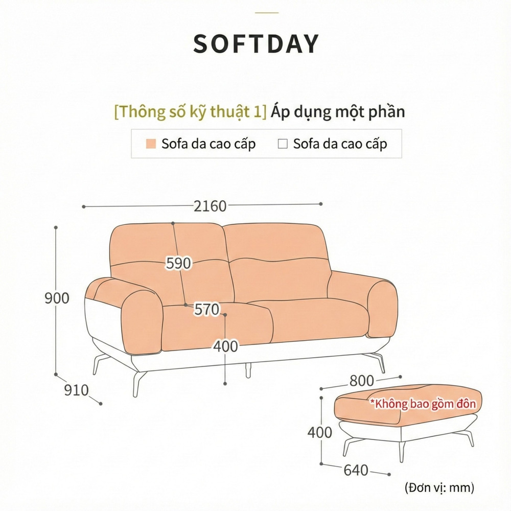 Sofa SOFTDAY – Sofa Da Cao Cấp Hiện Đại Và Trẻ Trung Cho Gia Đình