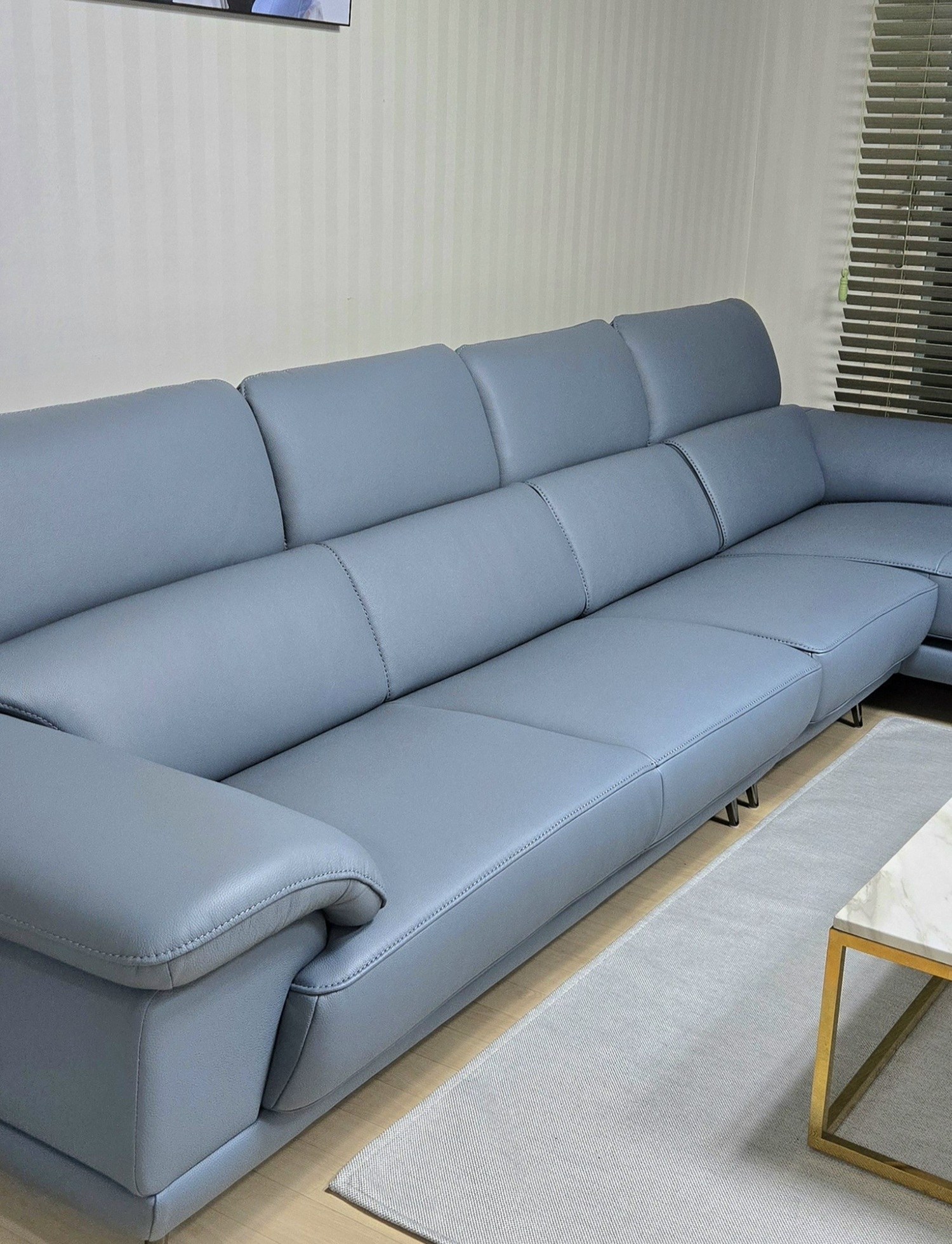 Sofa TEDDY – Sofa Hiện Đại Bọc Da Cao Cấp Thiết Kế Tinh Tế Êm Ái
