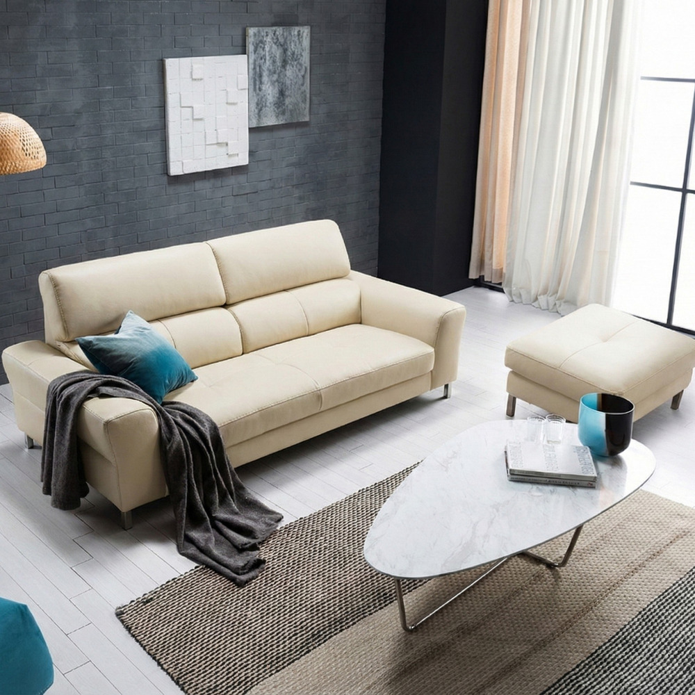 sofa bọc da cao cấp haven