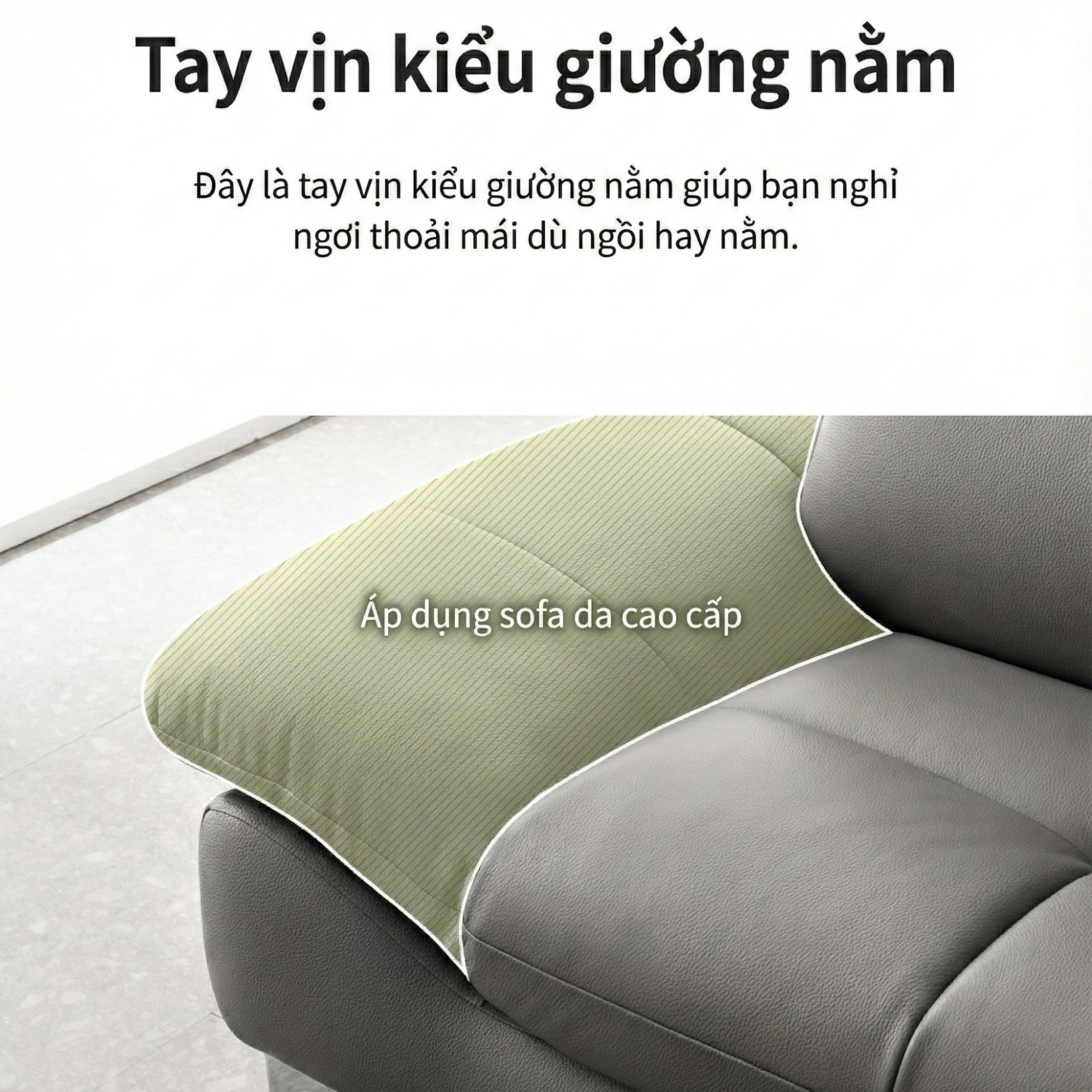 sofa evanel Sofa bọc da hiện đại cao cấp