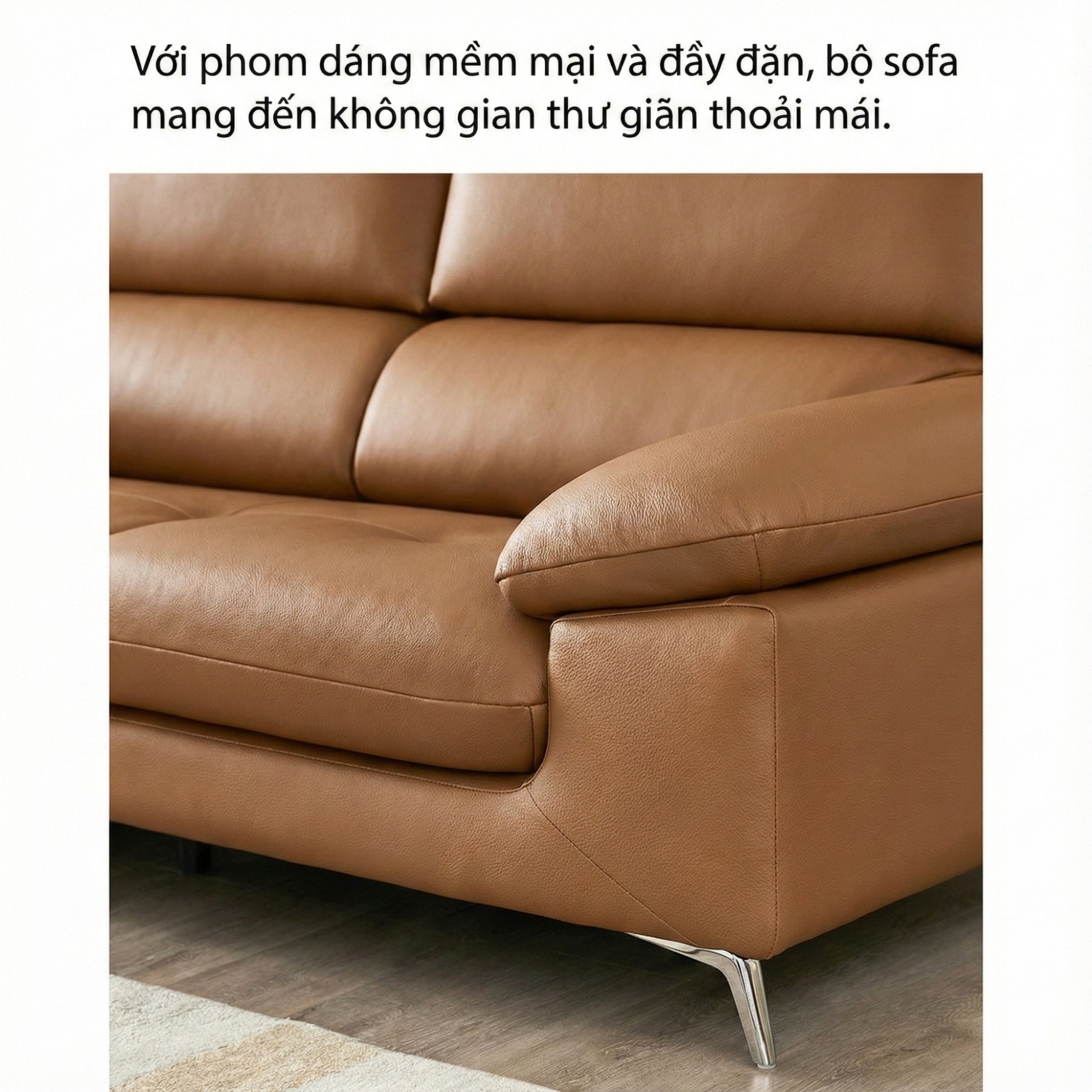 Sofa Ravell - Sofa Da Hiện Đại Cao Cấp Cho Phòng Khách