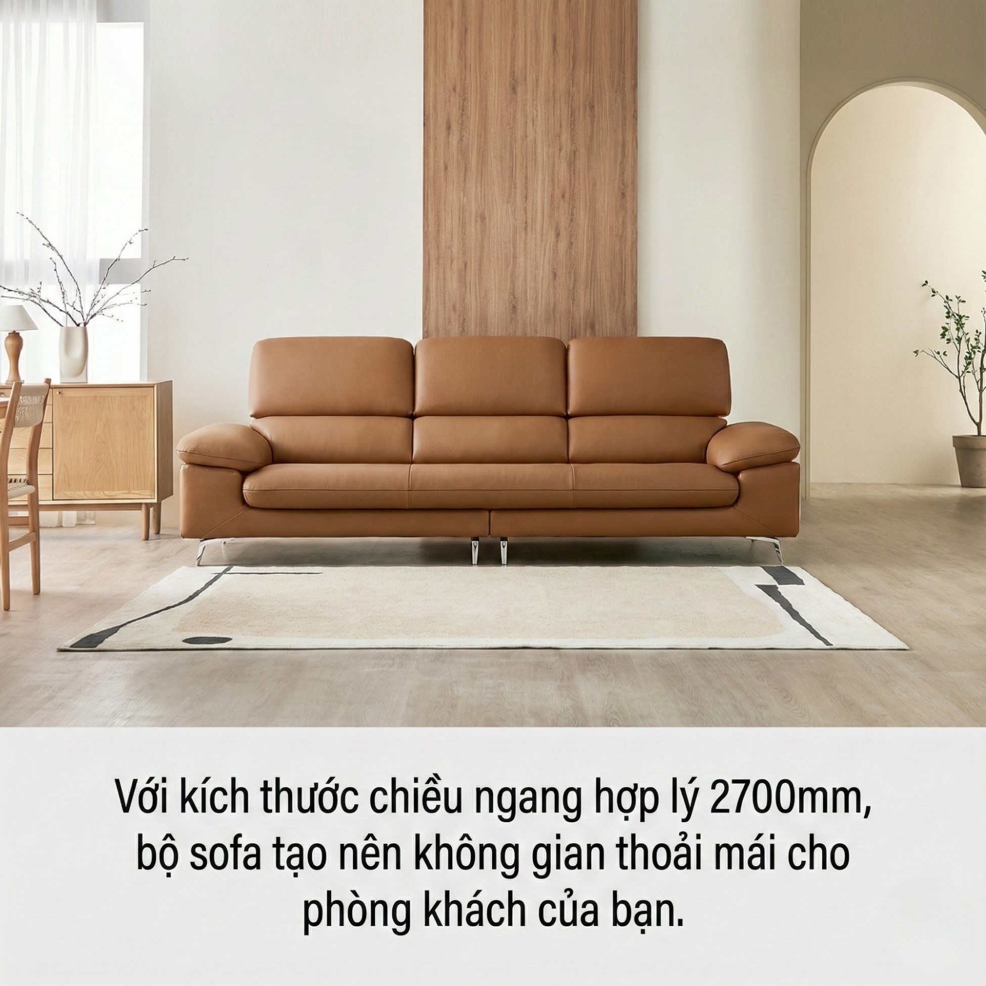Sofa Ravell - Sofa Da Hiện Đại Cao Cấp Cho Phòng Khách