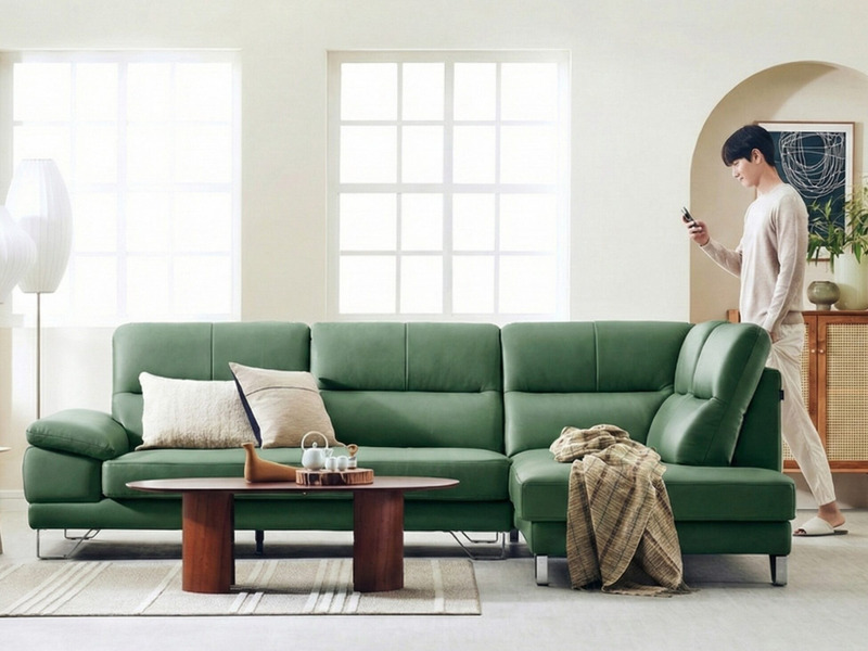Sofa UNWIND – Sofa Da Cao Cấp Góc L Rộng Rãi Êm Ái Thư Giãn