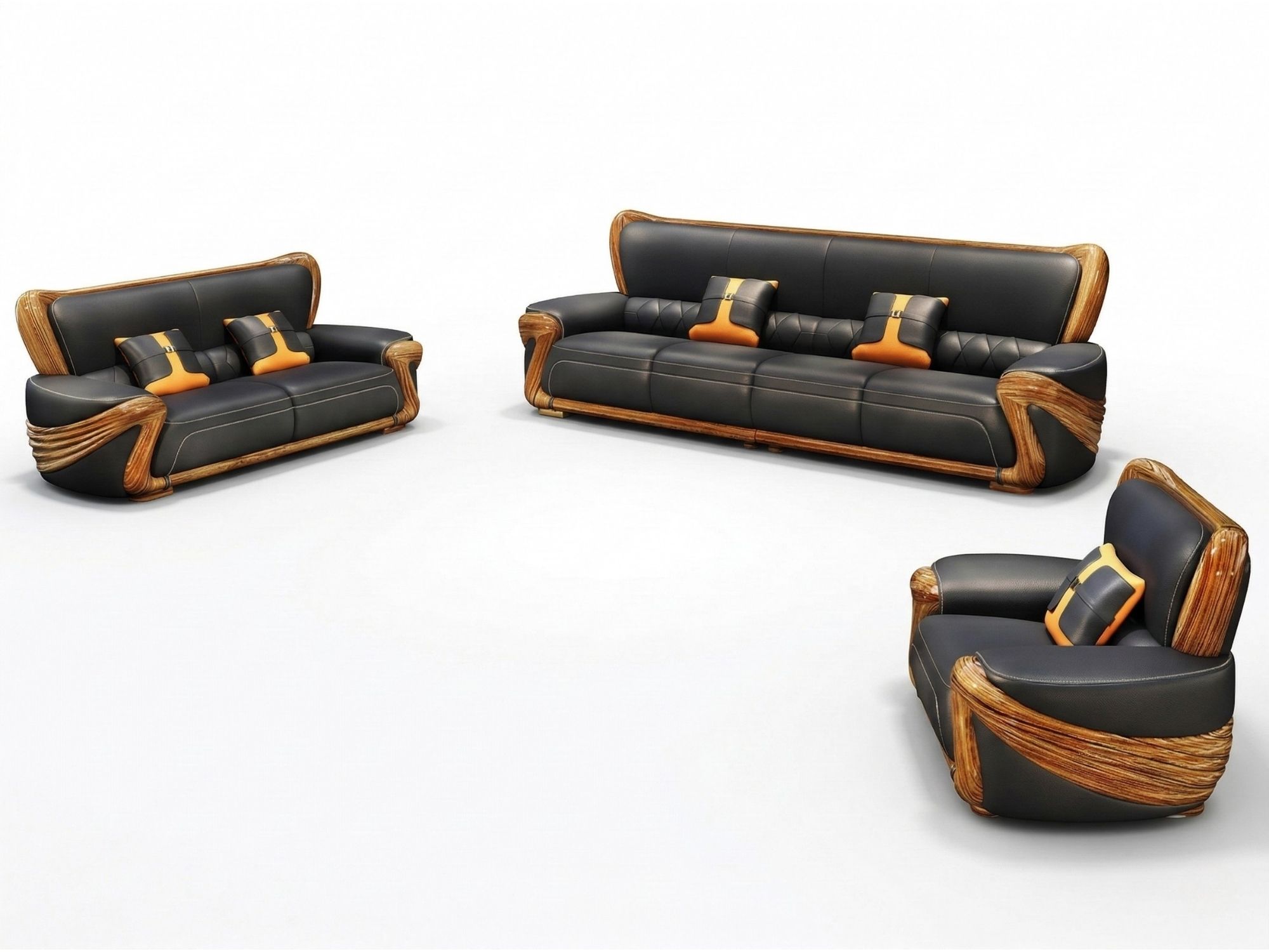 Sofa biệt thự phong cách hiện đại với đường nét tối giản