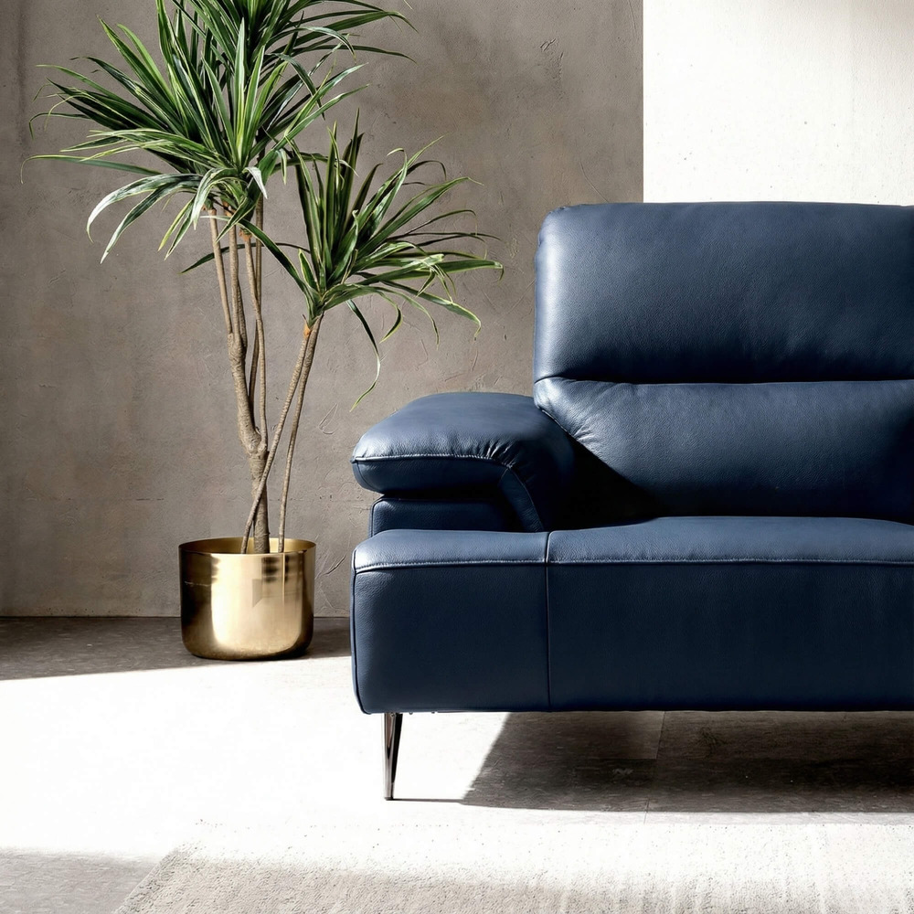 Sofa ALINA - Sofa Đơn Thư Giãn Bọc Da Cao Cấp Sang Trọng