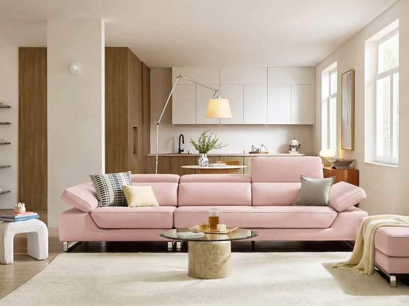 Sofa BEXLEY – Sofa Da 4 Chỗ Hiện Đại Thiết Kế Tựa Đầu Thông Minh Đẳng Cấp