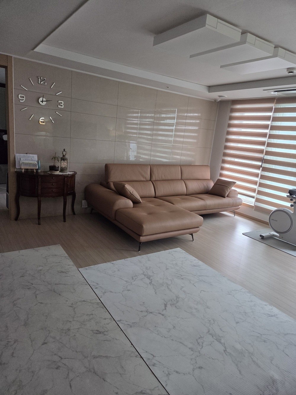 Sofa COZELIA - Sofa Góc Bọc Da Với Tựa Lưng Đa Năng Hiện Đại 