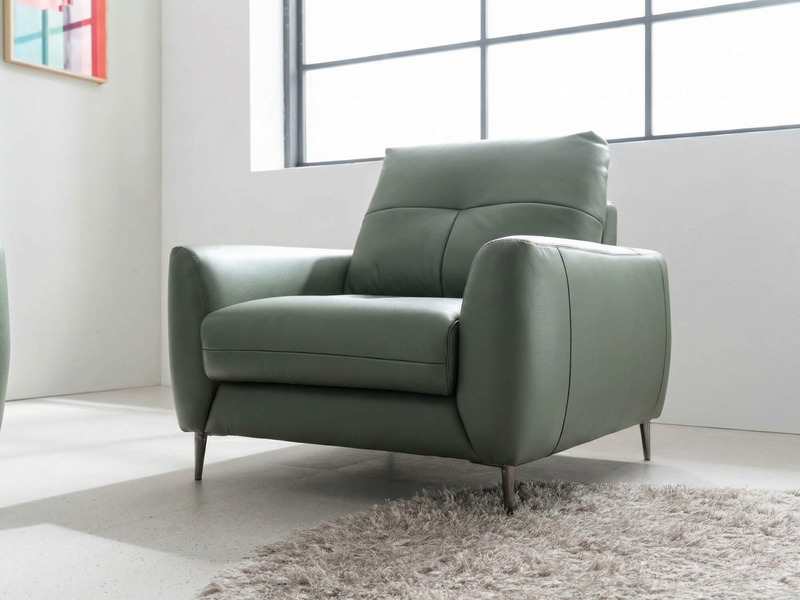 Sofa CUSHY - Sofa Đơn Bọc Da Thư Giãn Cho Gia Đình