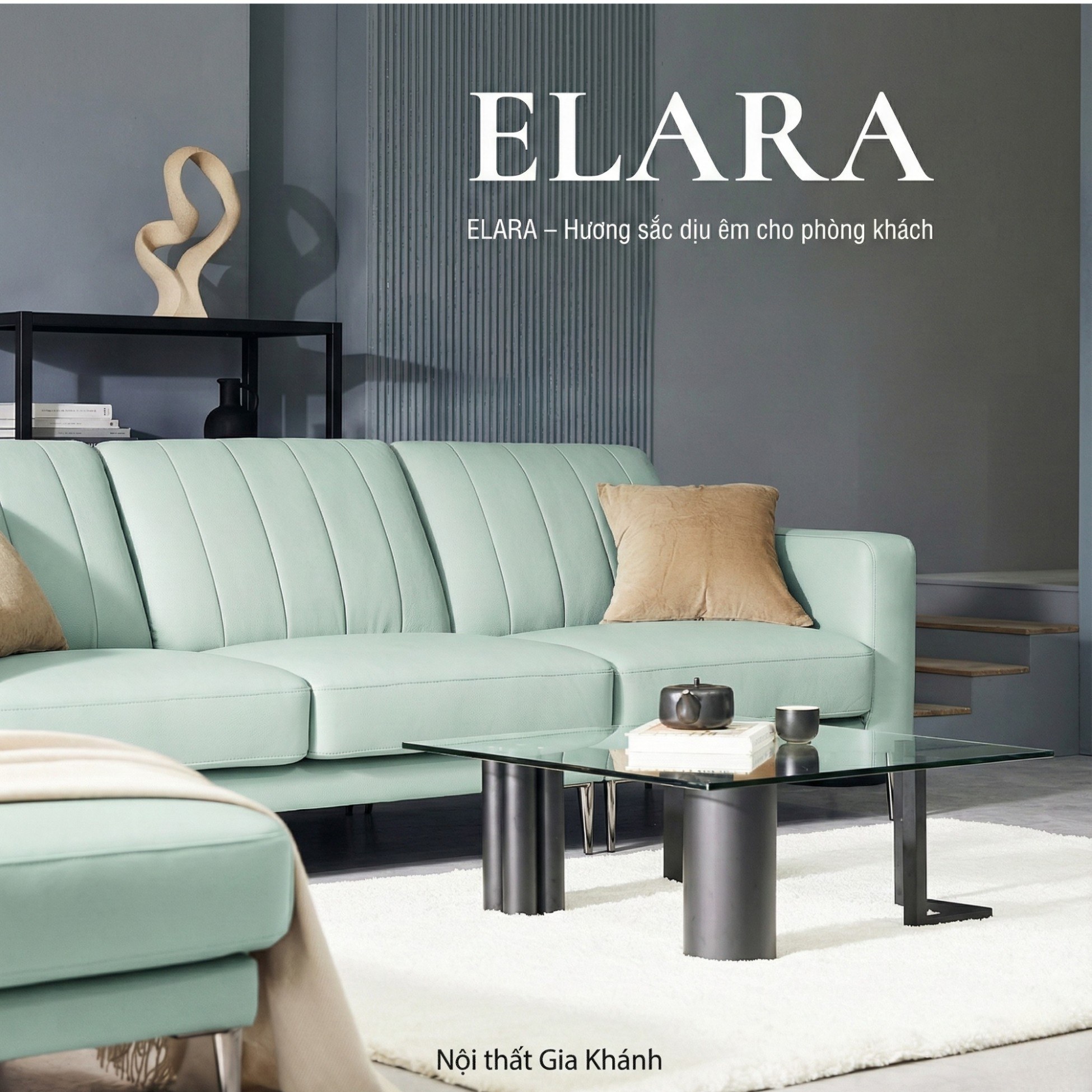 Sofa ELARA - Sofa Hiện Đại Kiểu Dáng Retro Cao Cấp Đem Lại Cảm Giác Thoải Mái