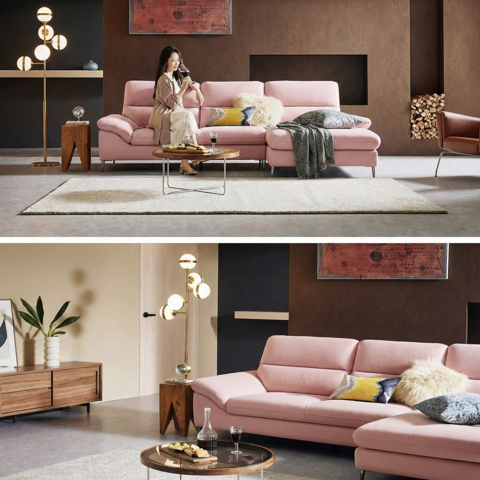 Sofa ESTEL – Sofa Góc Bọc Da Cao Cấp Hiện Đại Và Êm Ái