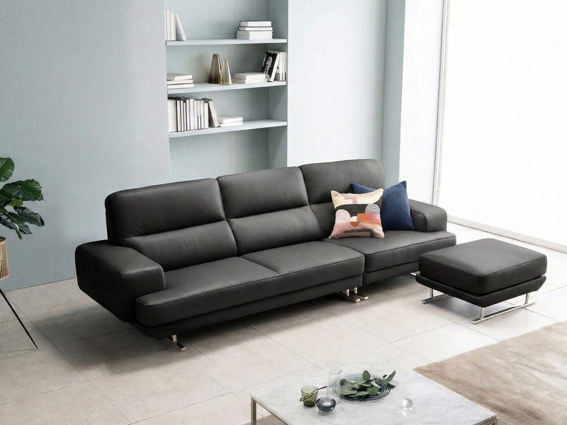Sofa ETHEREAL - Sofa Băng Bọc Da Thiết kế Mạnh Mẽ, Sang Trọng(Hàng Order)