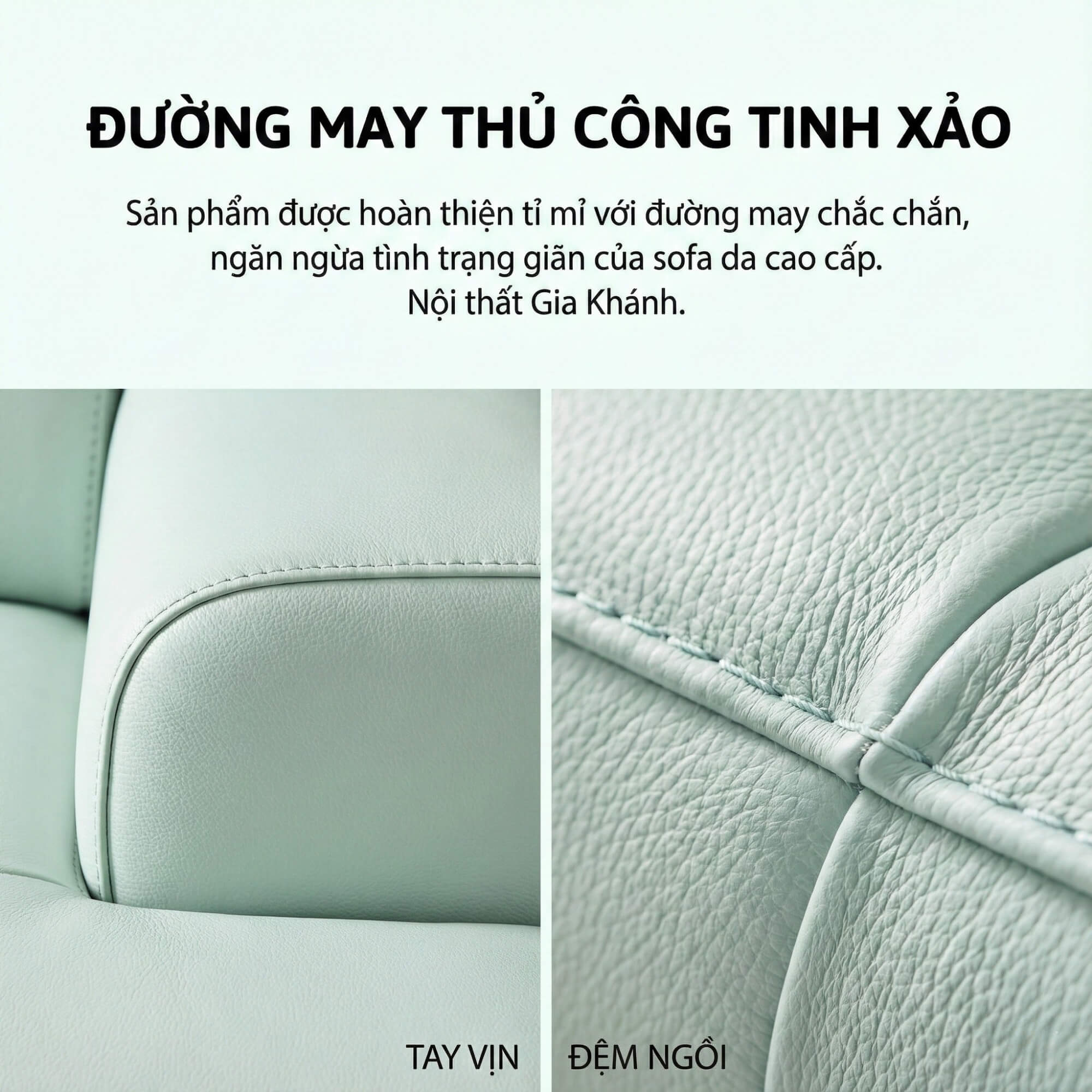 Sofa FINIAL - Sofa Bọc Da Lệch Góc Kiểu Dáng Bắc Âu Trang Nhã