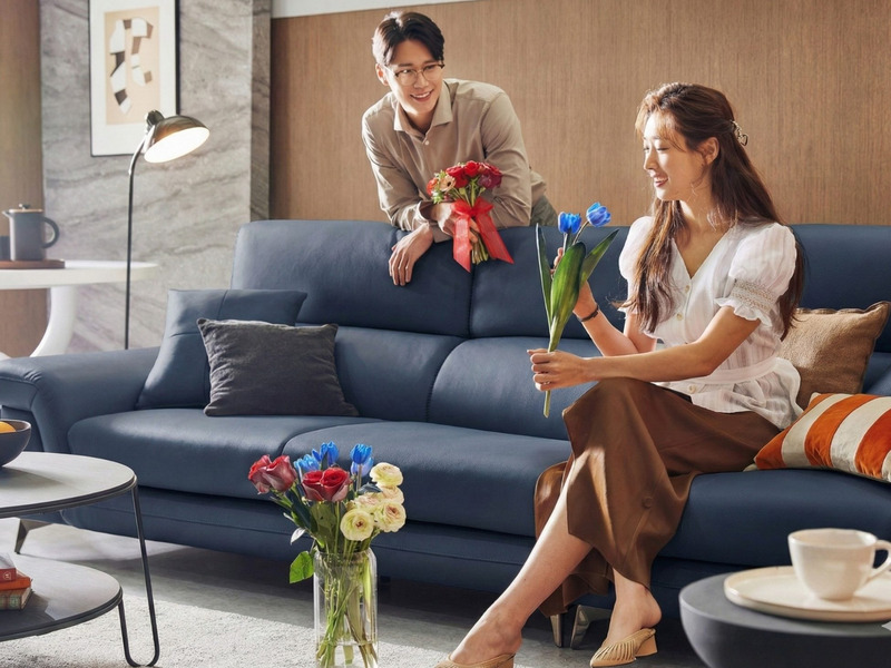 Sofa FLOWEN – Sofa Băng Hiện Đại 4 Chỗ Bọc Da Cao Cấp Êm Ái Thoải Mái