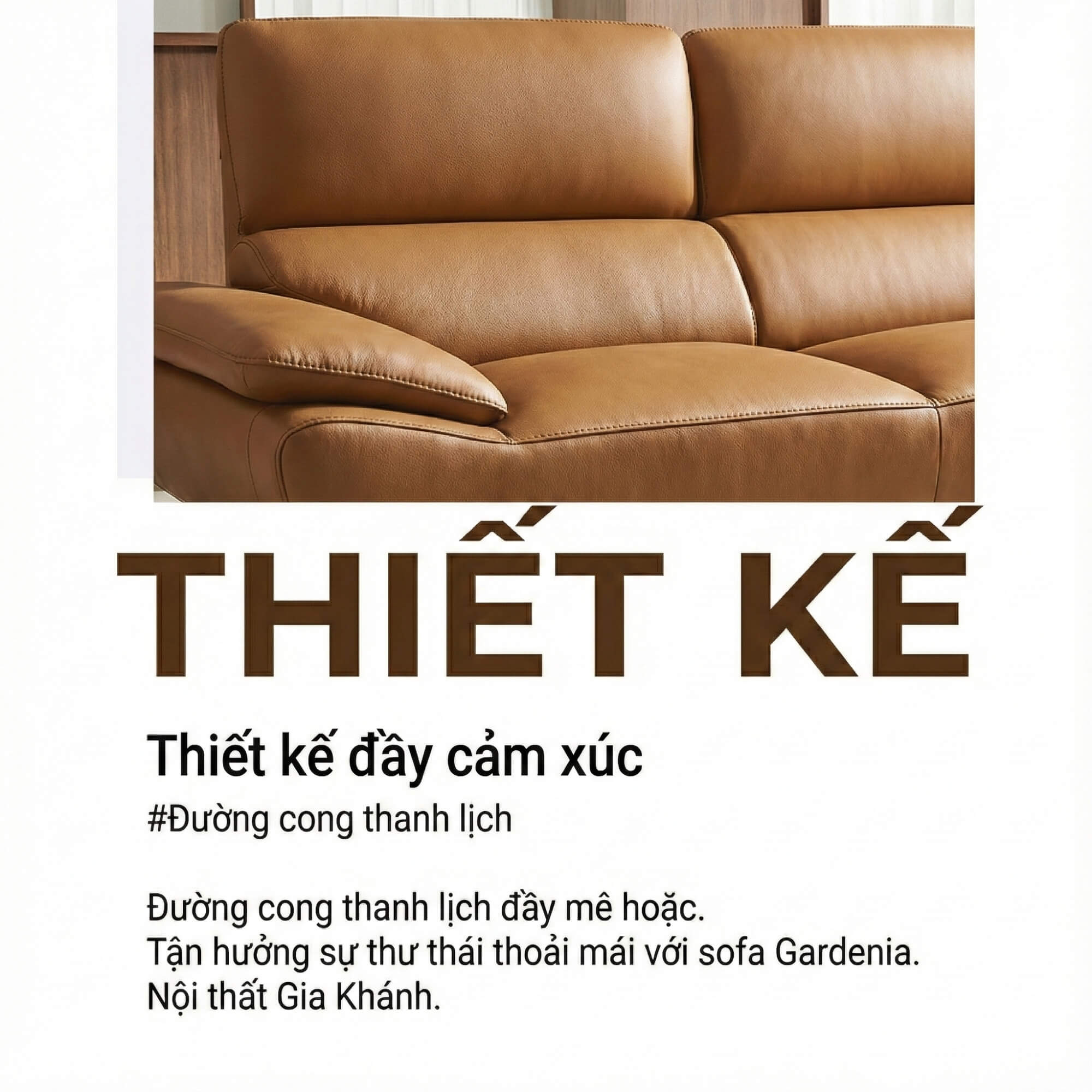 Sofa GARDENIA - Sofa Băng 2 Chỗ Nhỏ Gọn Cho Phòng Khách Mini 