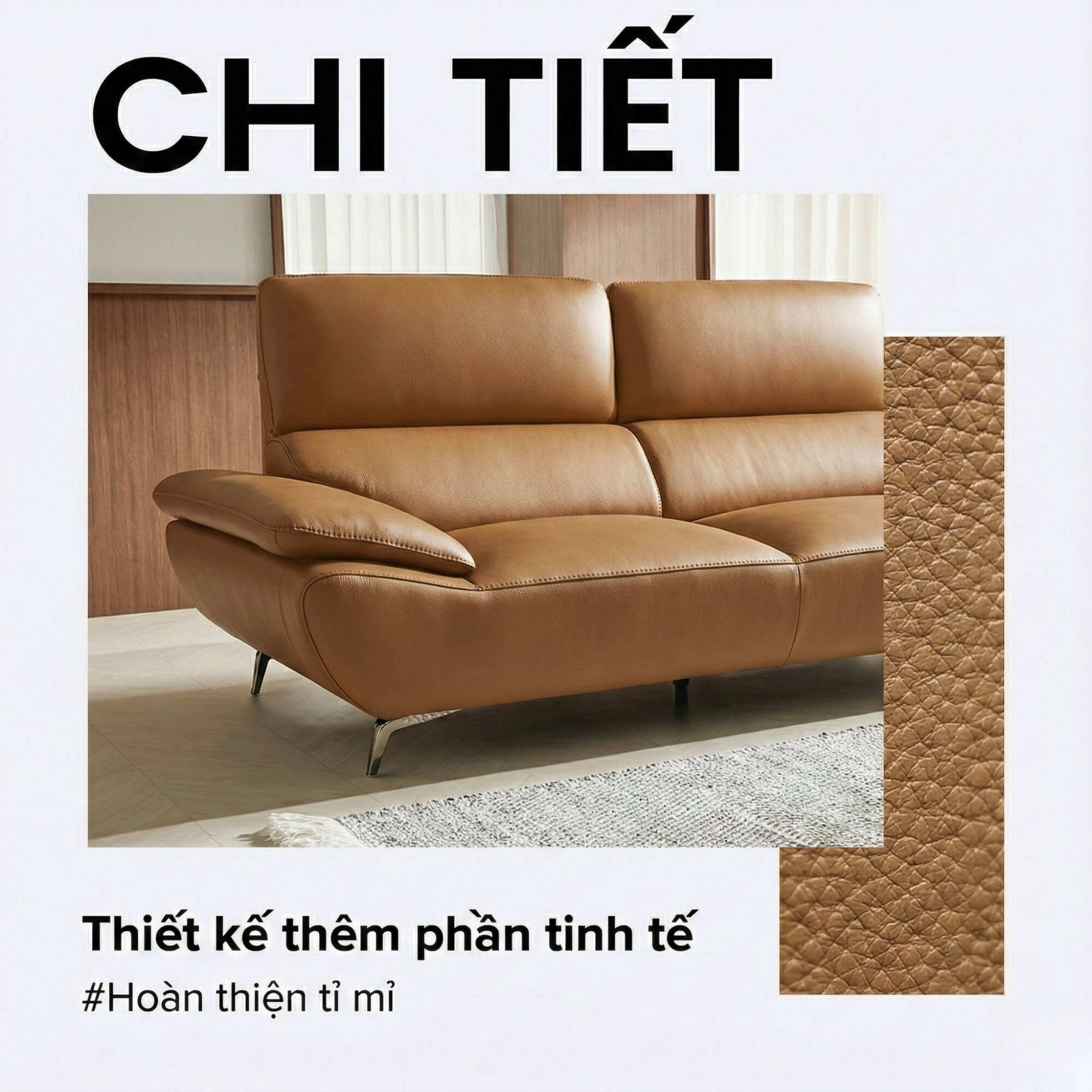 Sofa GARDENIA - Sofa Băng 2 Chỗ Nhỏ Gọn Cho Phòng Khách Mini 