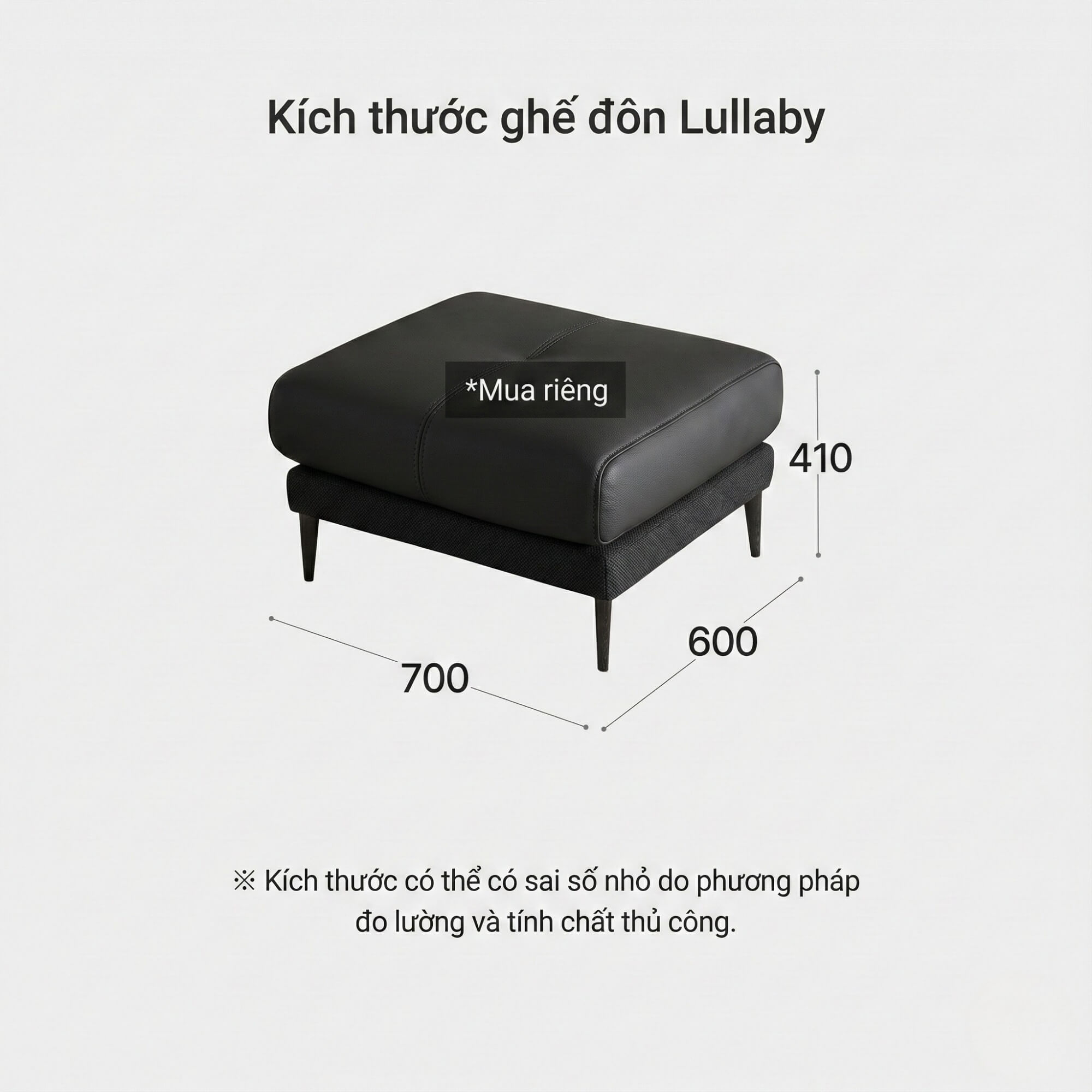 Sofa LULLABY - Sofa Băng Hiện Đại Thiết Kế Tay Bệt Nghỉ Ngơi 