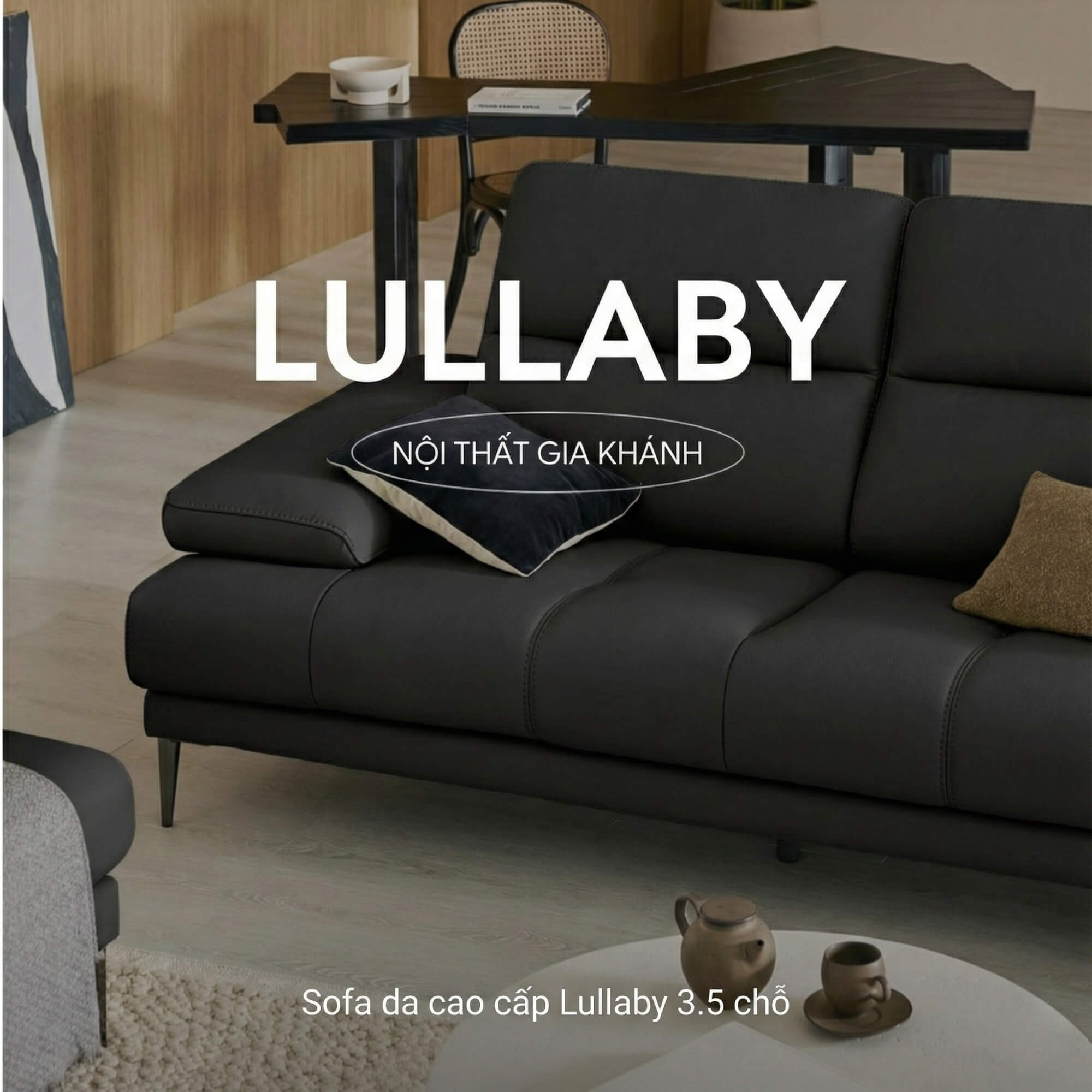 Sofa LULLABY - Sofa Băng Hiện Đại Thiết Kế Tay Bệt Nghỉ Ngơi 