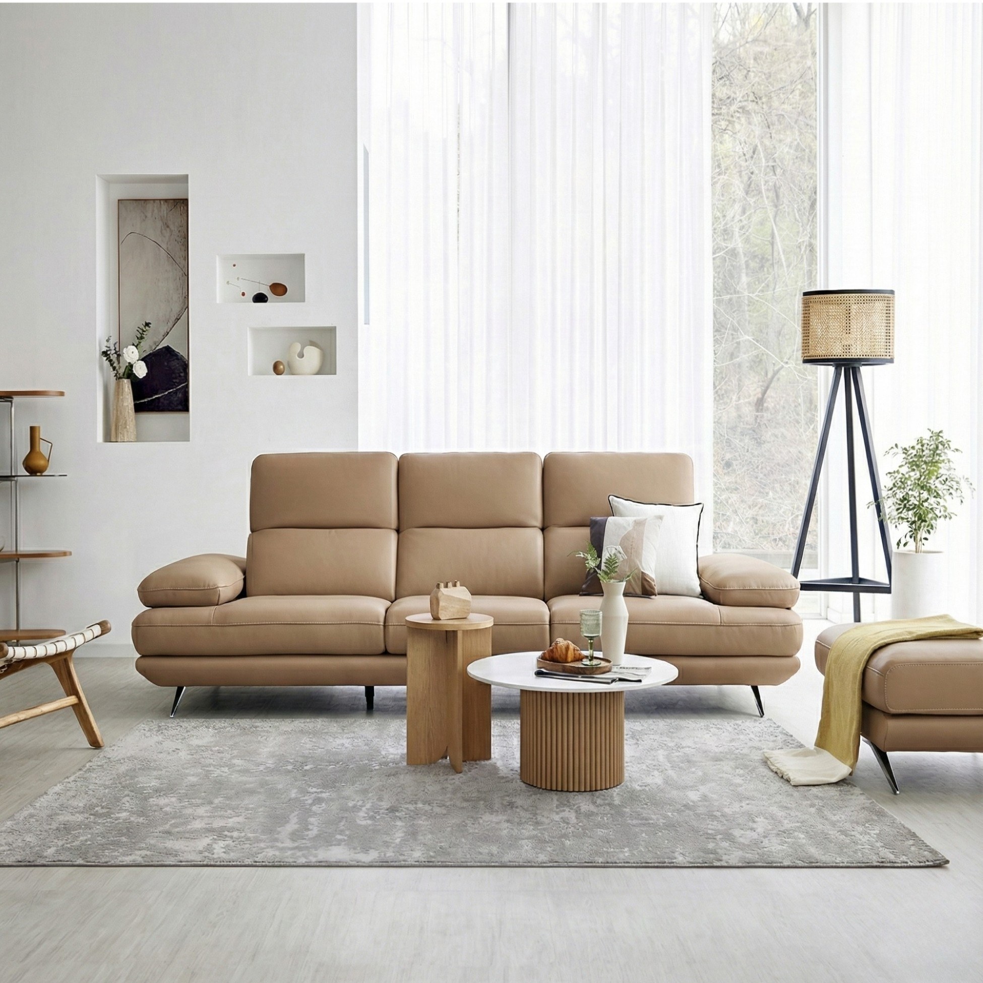 Sofa LUXREST – Sofa Da Dáng Văng Nghỉ Ngơi Êm Ái Cho Không Gian Sống Hiện Đại