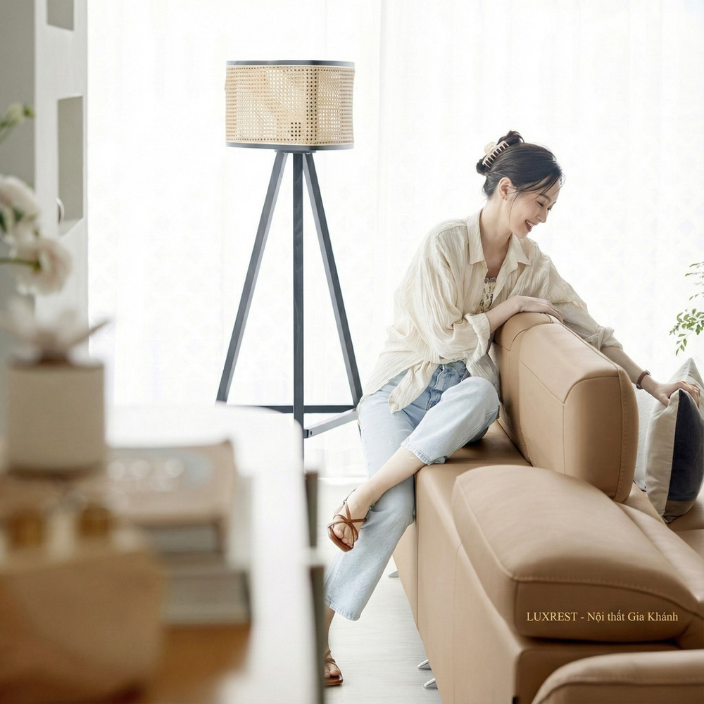 Sofa LUXREST – Sofa Da Dáng Văng Nghỉ Ngơi Êm Ái Cho Không Gian Sống Hiện Đại